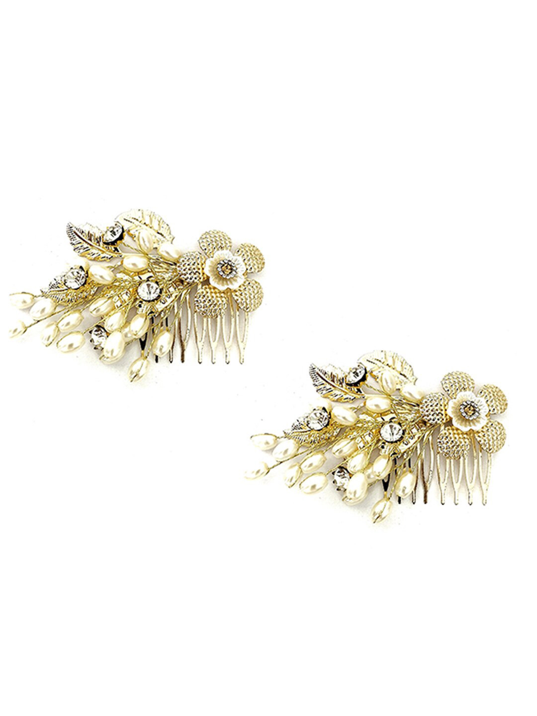 Hair Flare Set of 2 Beaded Comb Pin