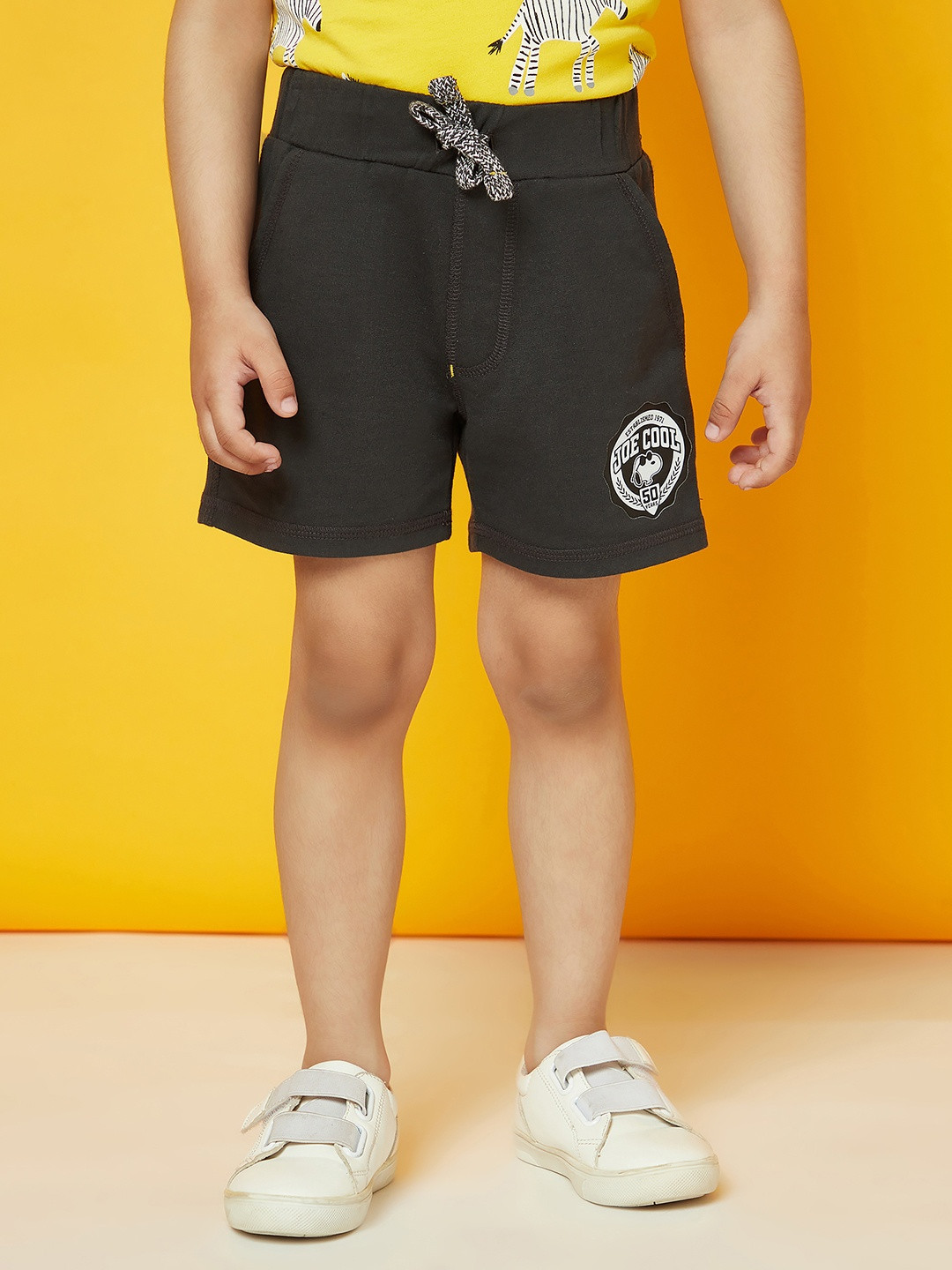 SPUNKIES Boys Mid-Rise Rapid-Dry Cotton Shorts