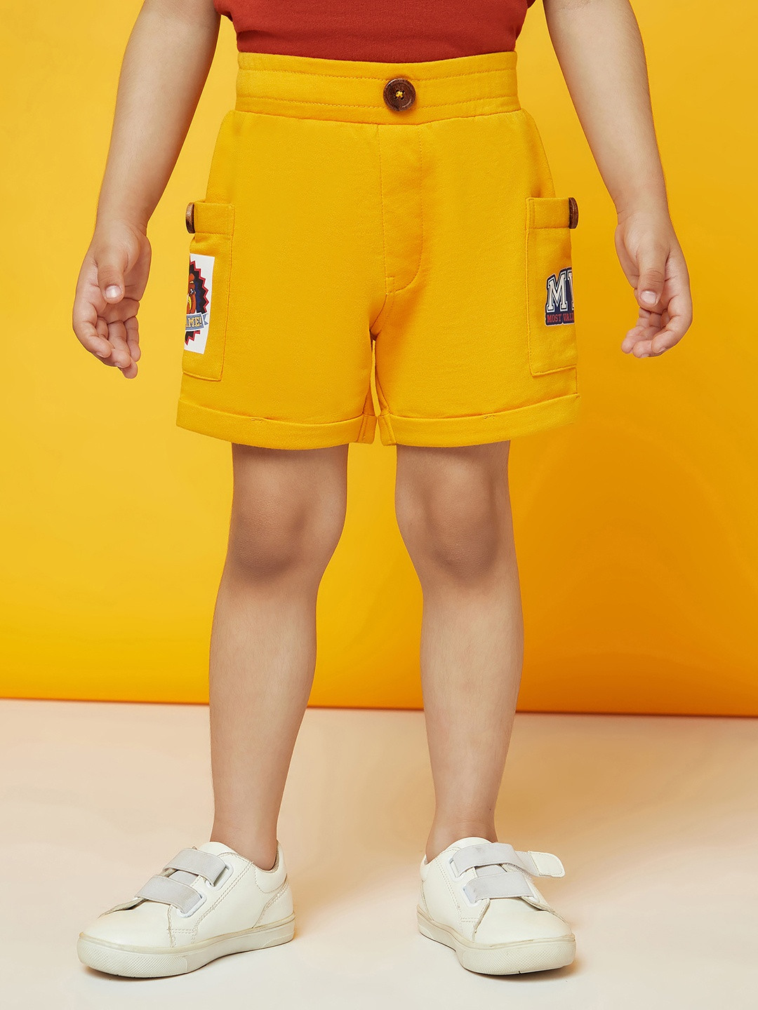 SPUNKIES Boys Mid-Rise Rapid-Dry Cotton Shorts