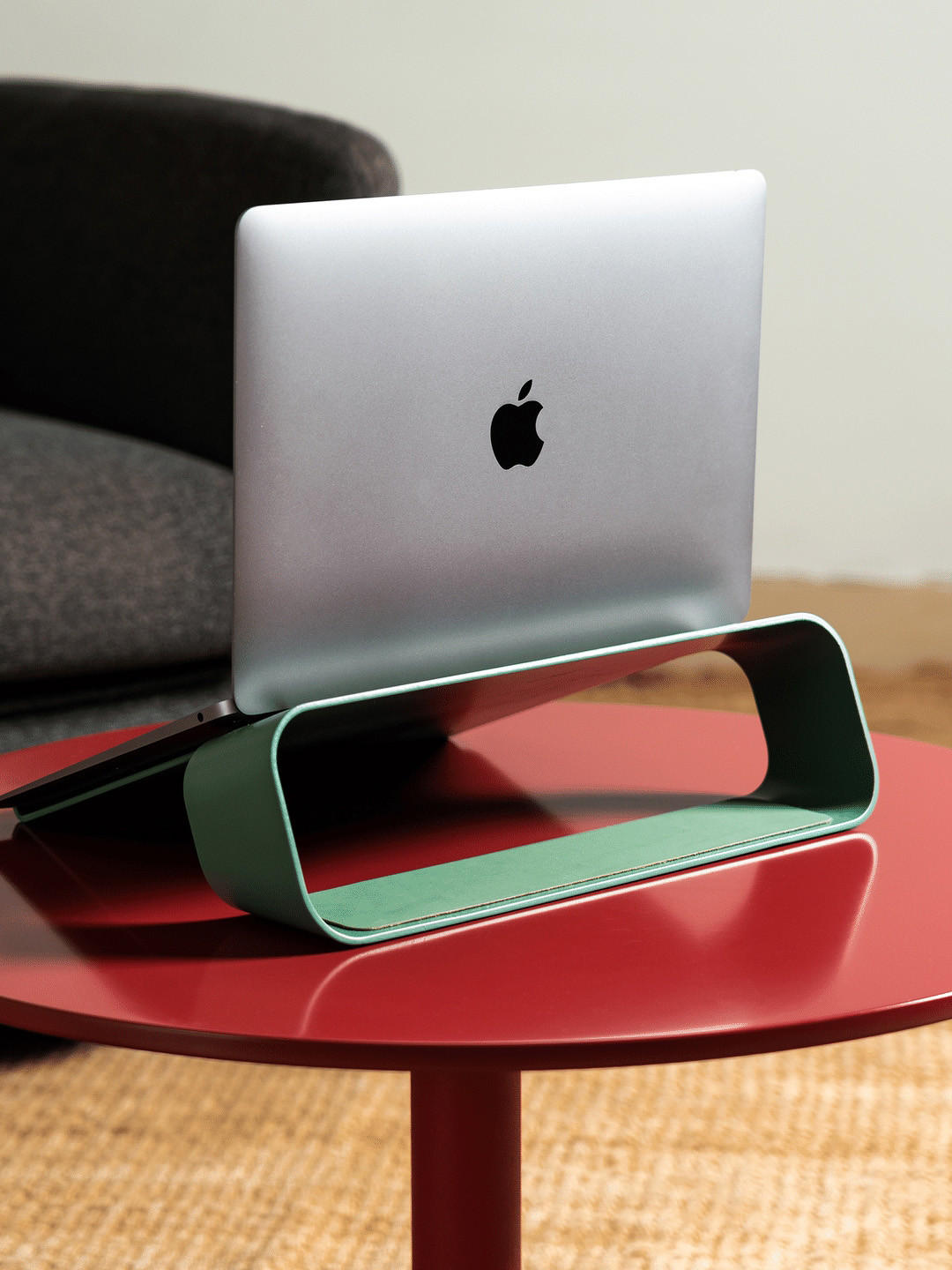DailyObjects Arete Green Laptop Stand