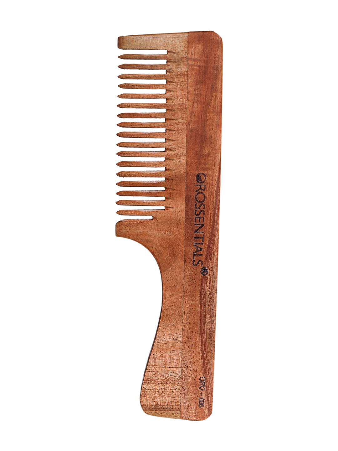 OROSSENTIALS Kacchi Neem Wooden Comb - Beige
