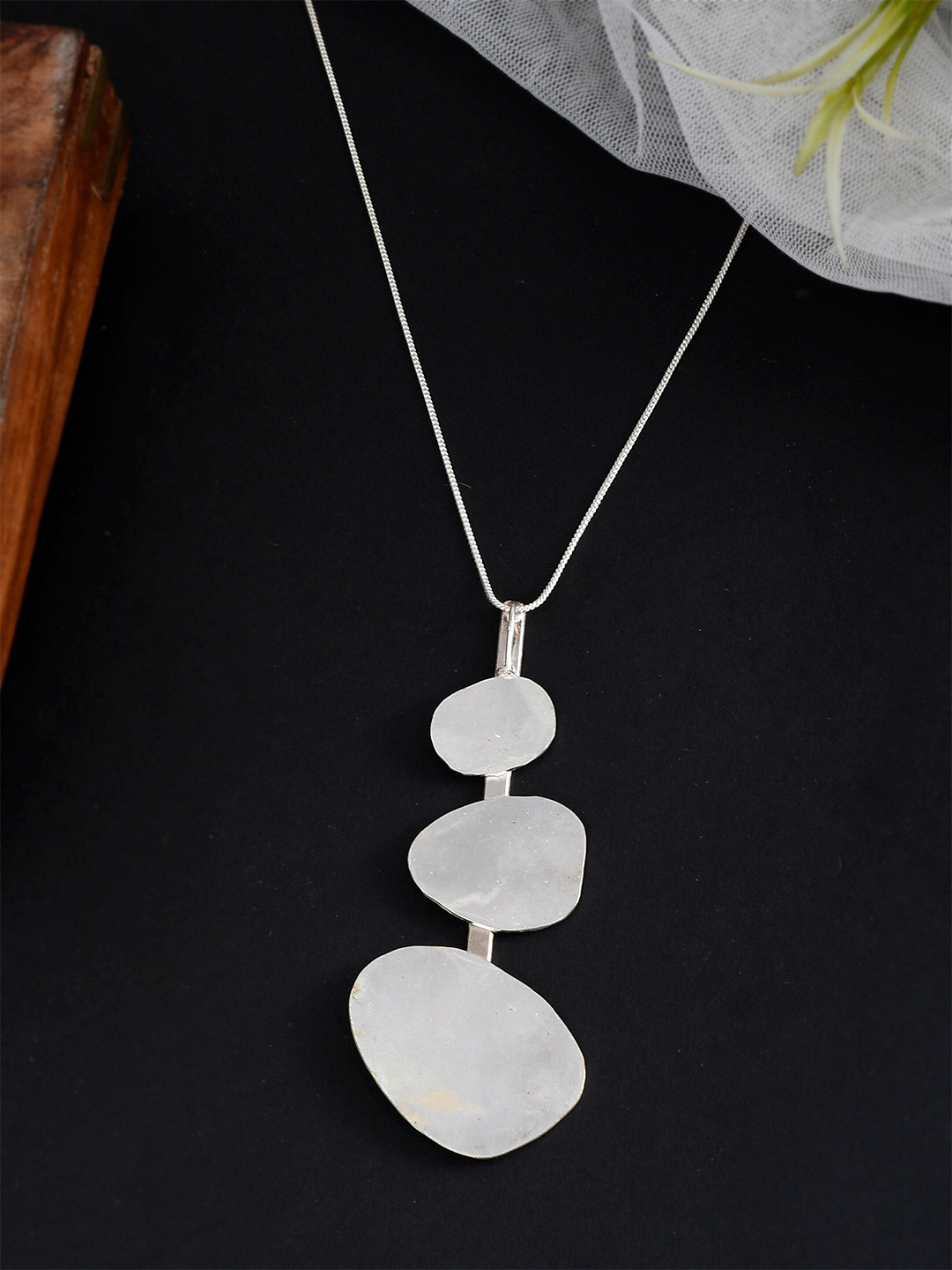 Silvermerc Designs Brass Silver-Plated Chain