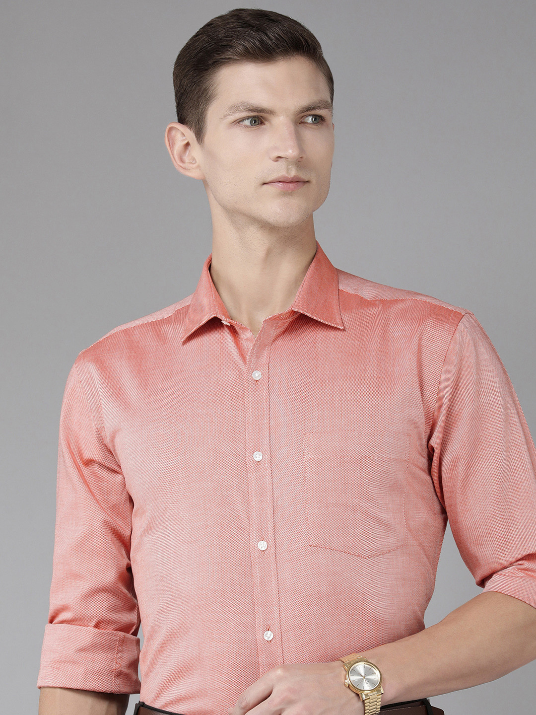 Park Avenue Slim Fit Opaque Pure Cotton Formal Shirt