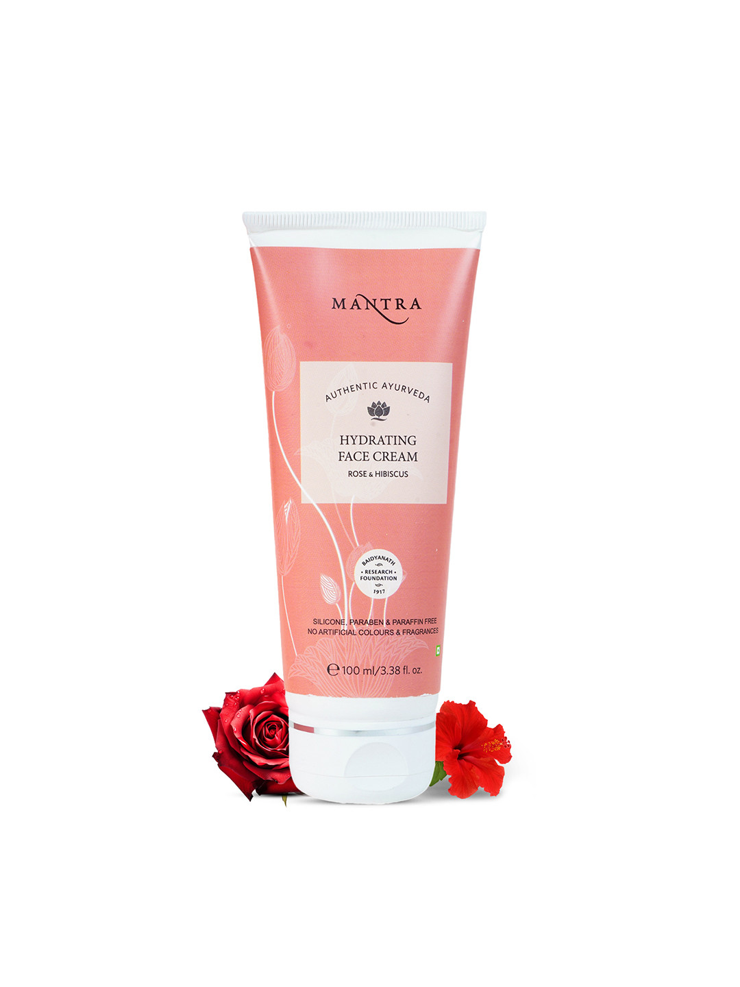 Mantra Herbal Hydrating Face Cream With Rose & Hibiscus 100ml