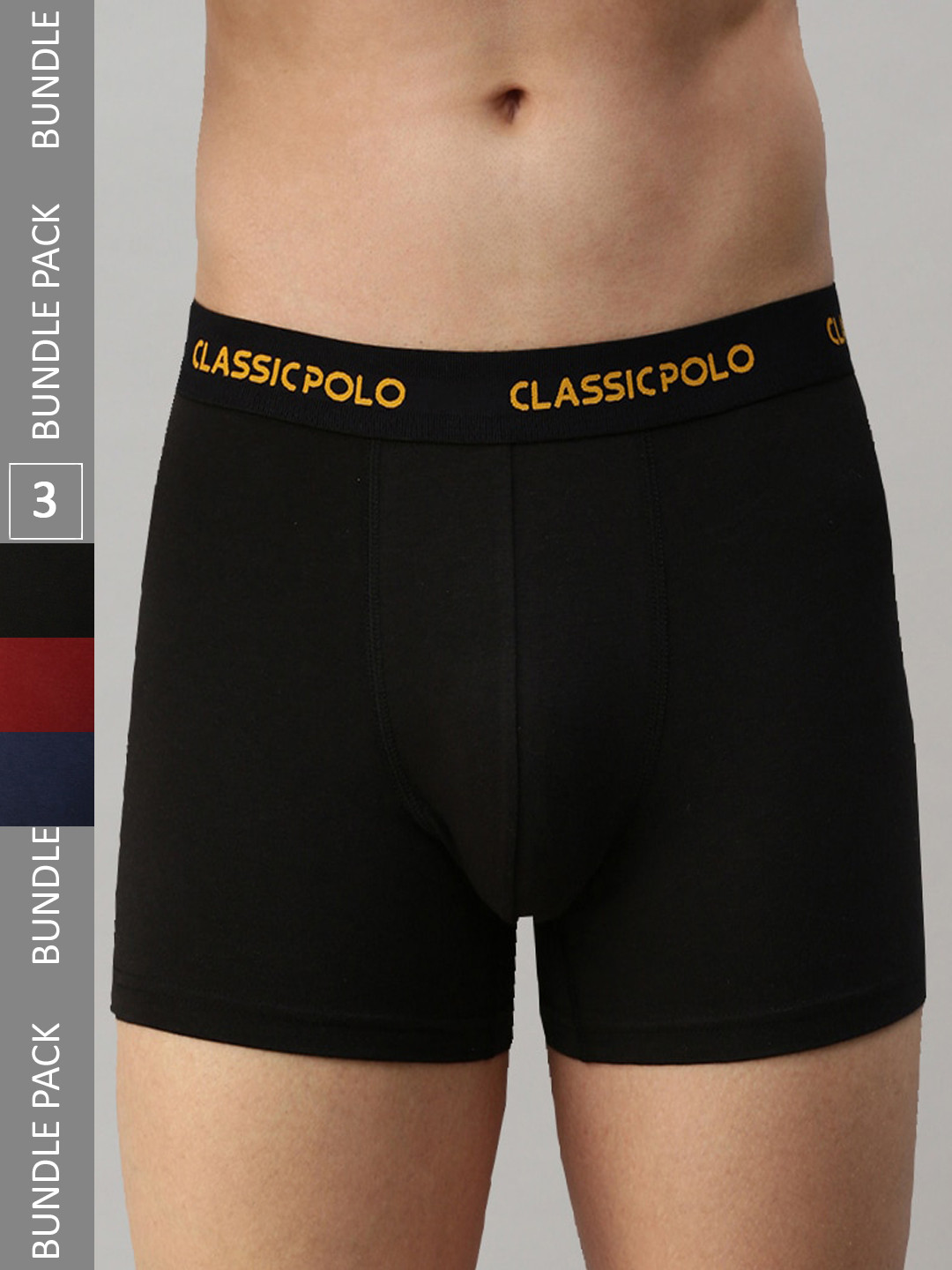 Classic Polo Men Pack Of 3 Modal Trunks