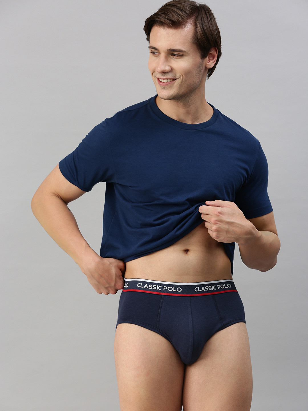 Classic Polo Anti-Odour Basic Briefs SCARCE - BLUE_70-75CM