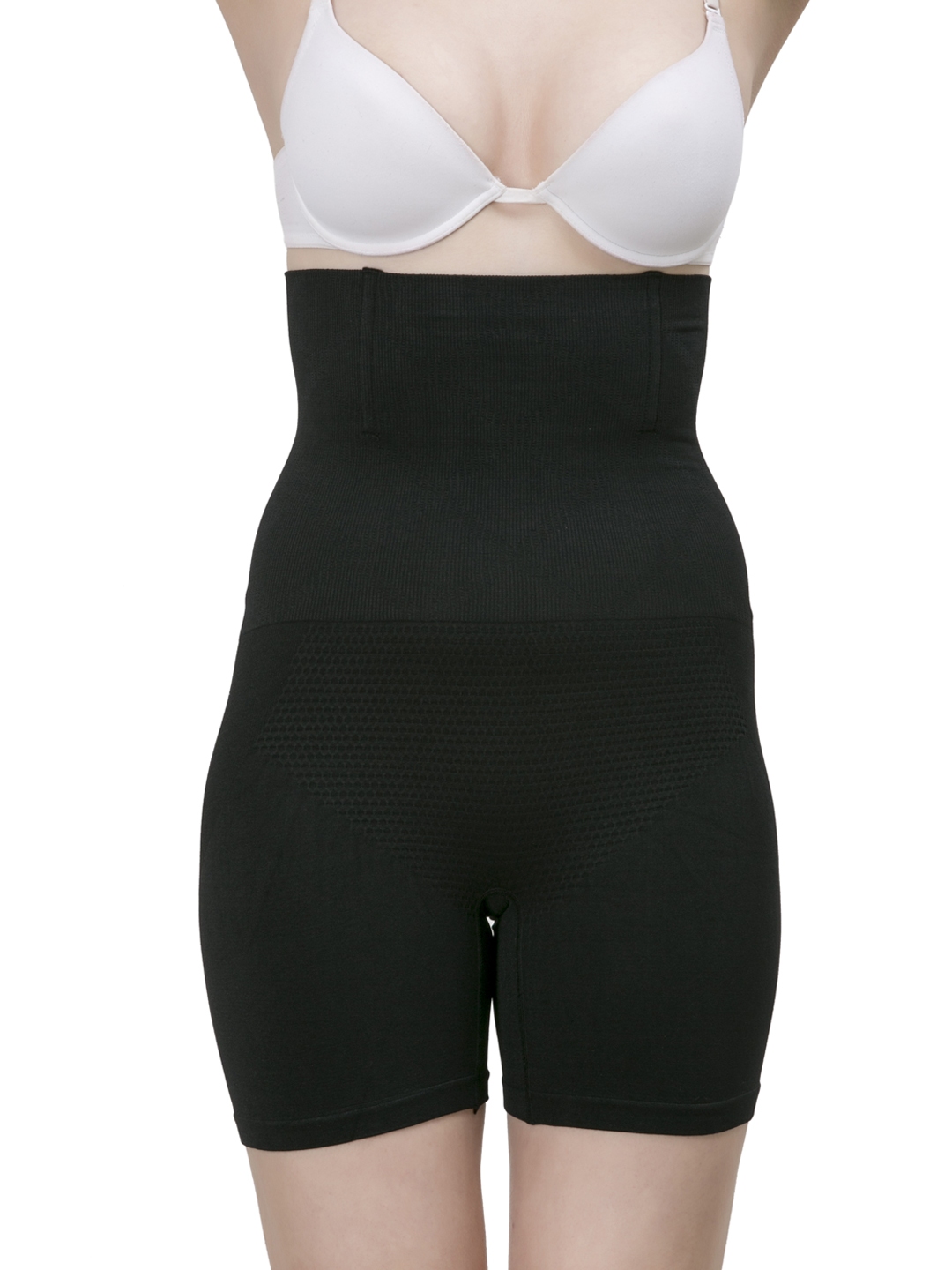 Buy Laceandme Black Seamless Wired High Waist & Short Thigh Shaper -  Shapewear for Women 2289994