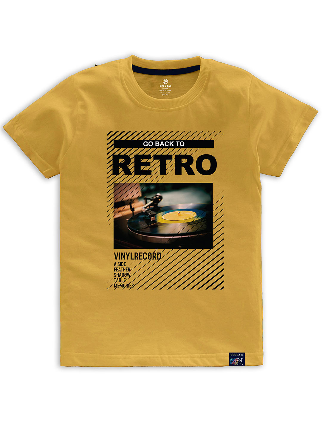 CODEZ Boys Graphic Printed Cotton T-shirt