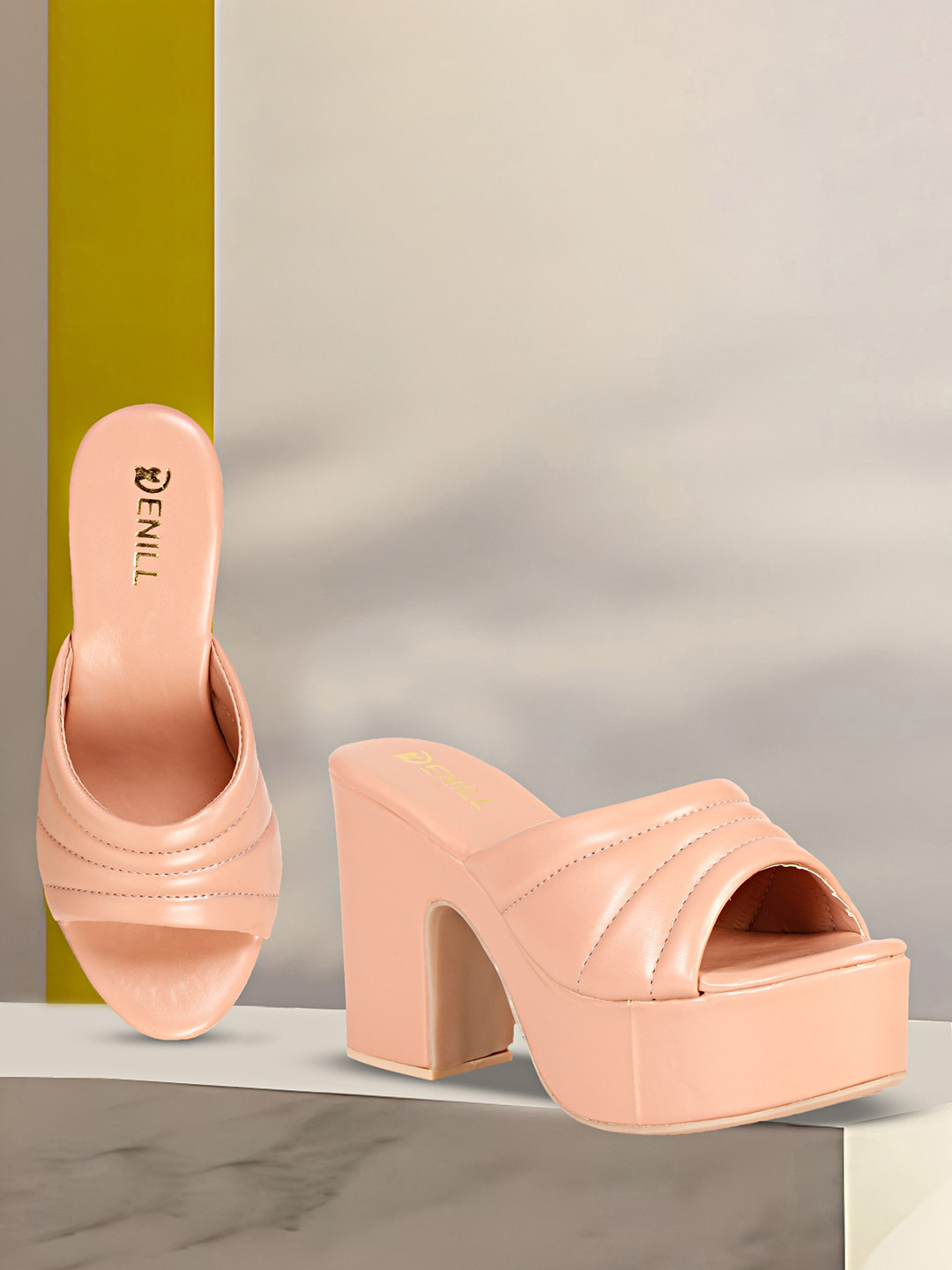 Denill High-Top Platform Heels