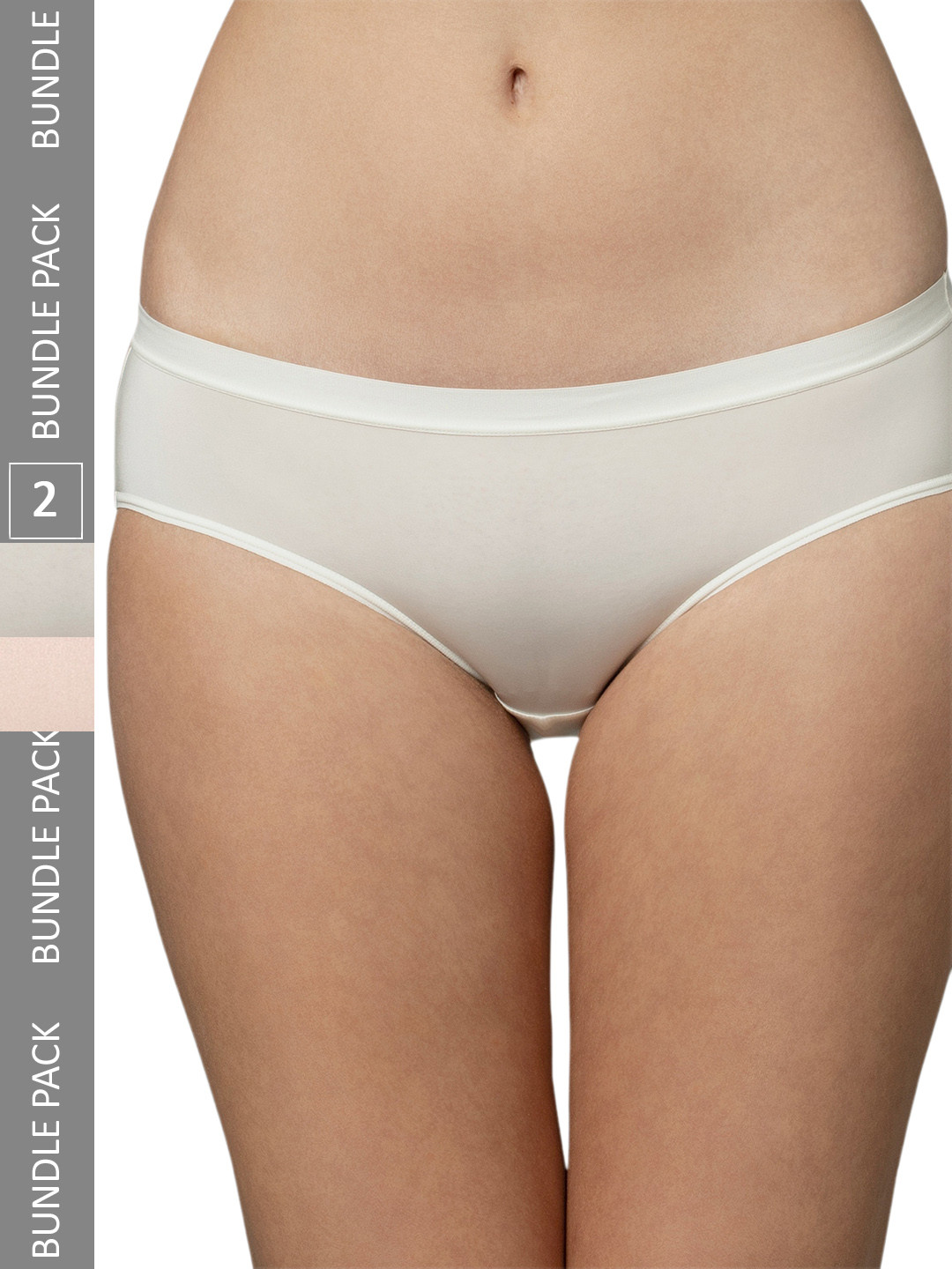 Triumph Women Pack Of 2 Anti Odour Soft Touch Seamless Hipster Briefs M000774  I2