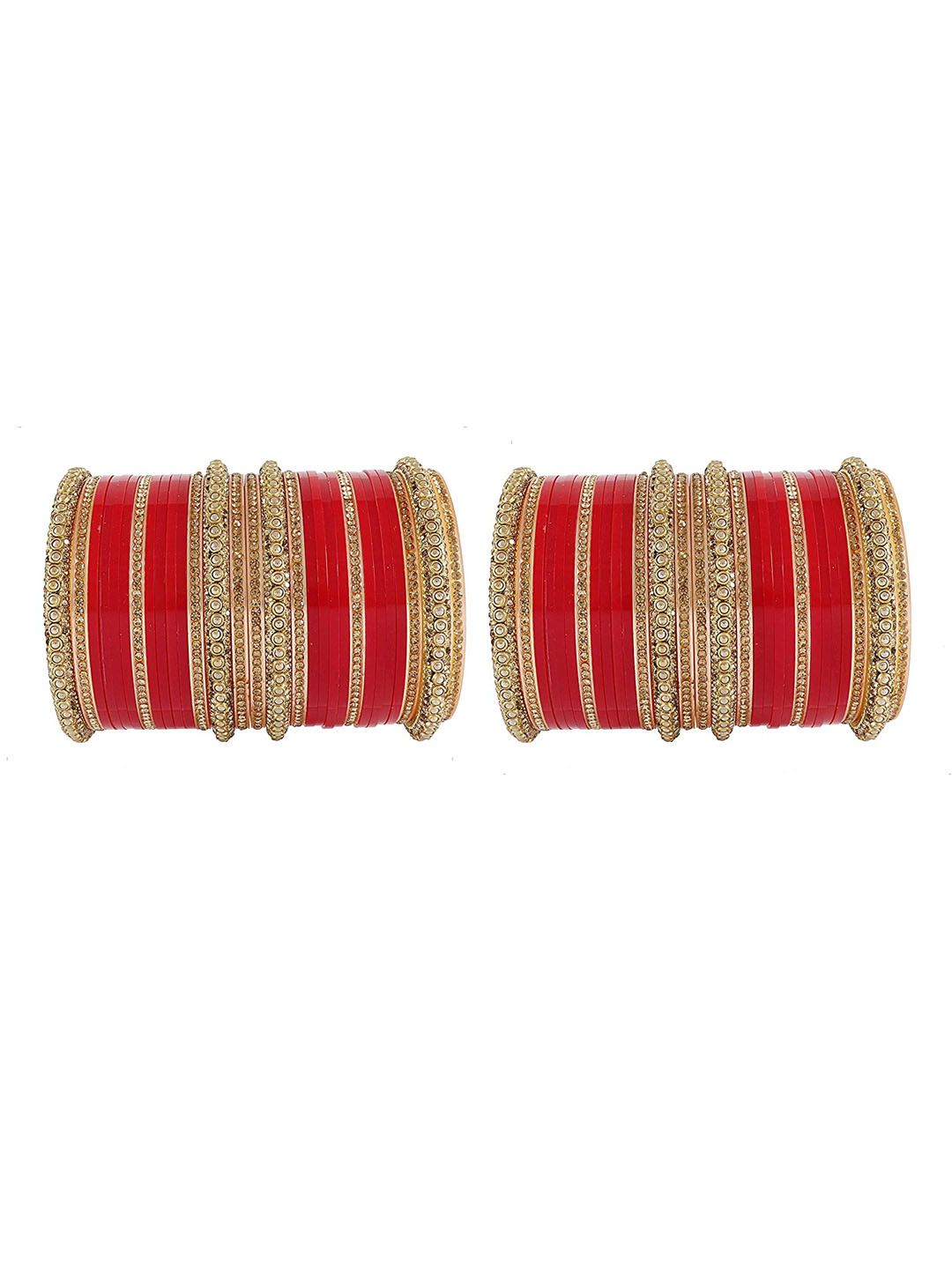 NMII Set Of 60 Embellished Chuda Set