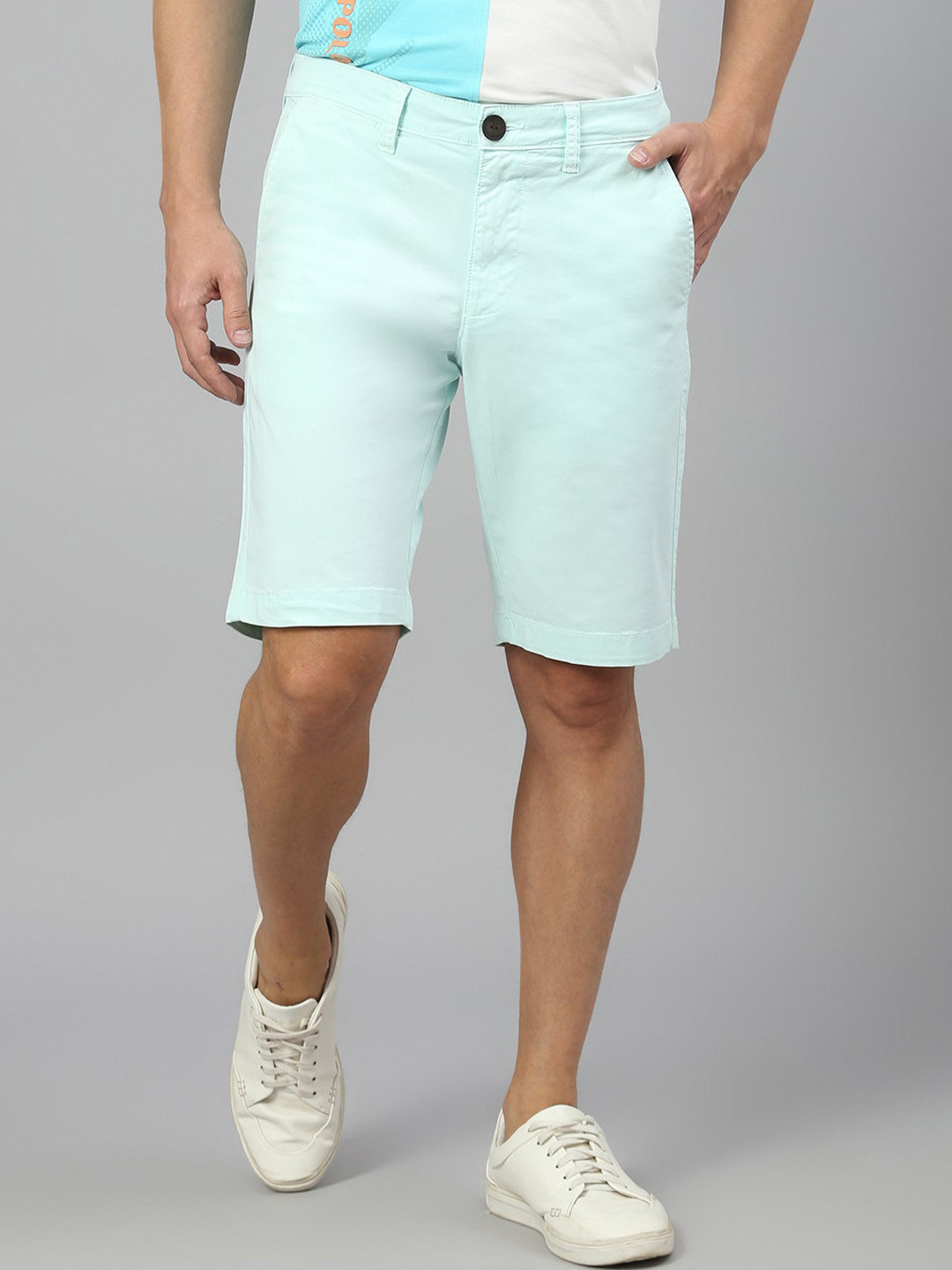Beverly Hills Polo Club Men Mid-Rise Chino Shorts