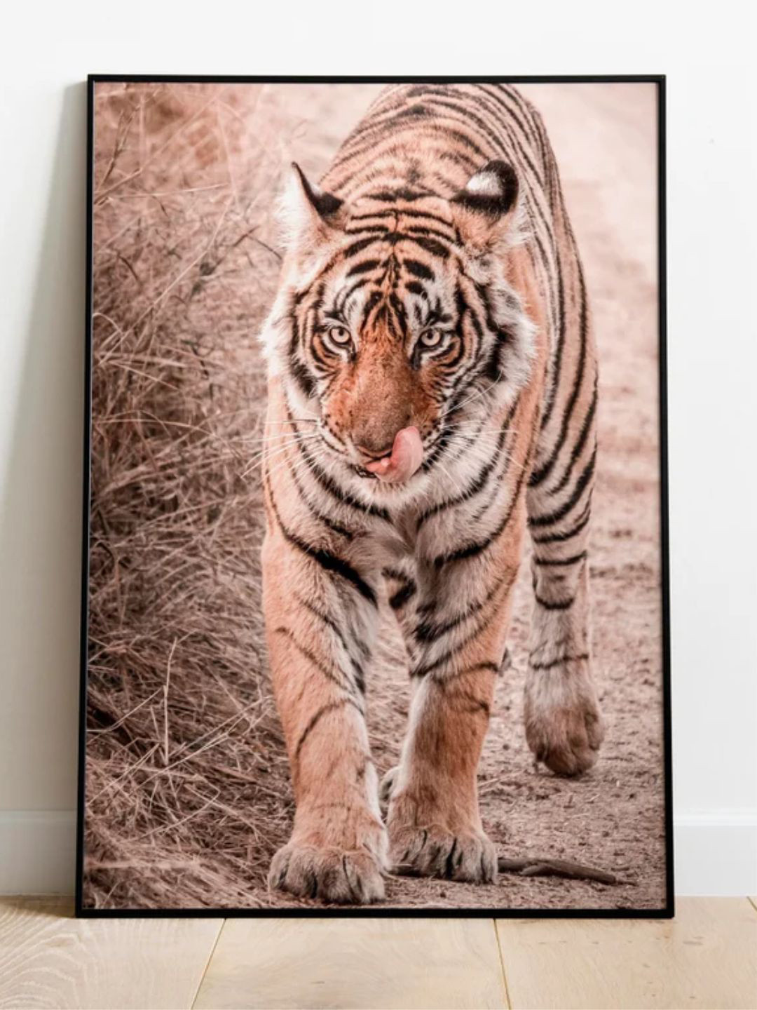 INDIAN CLASSIC ARTIndian Tiger Canvas Wall Rectangle Paintings Wall Art - 20 x 30In