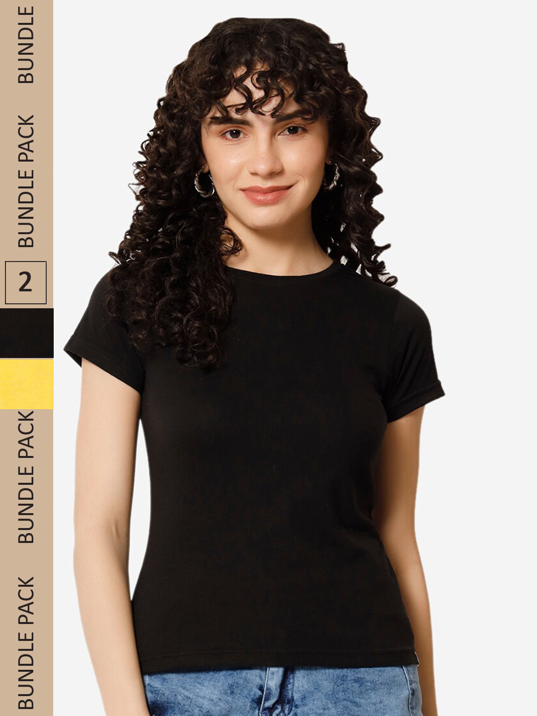 XOXO Design Pack Of 2 Pure Cotton T-shirt