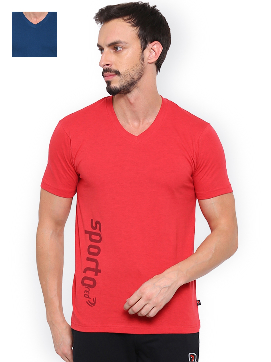 Sporto red t top shirt