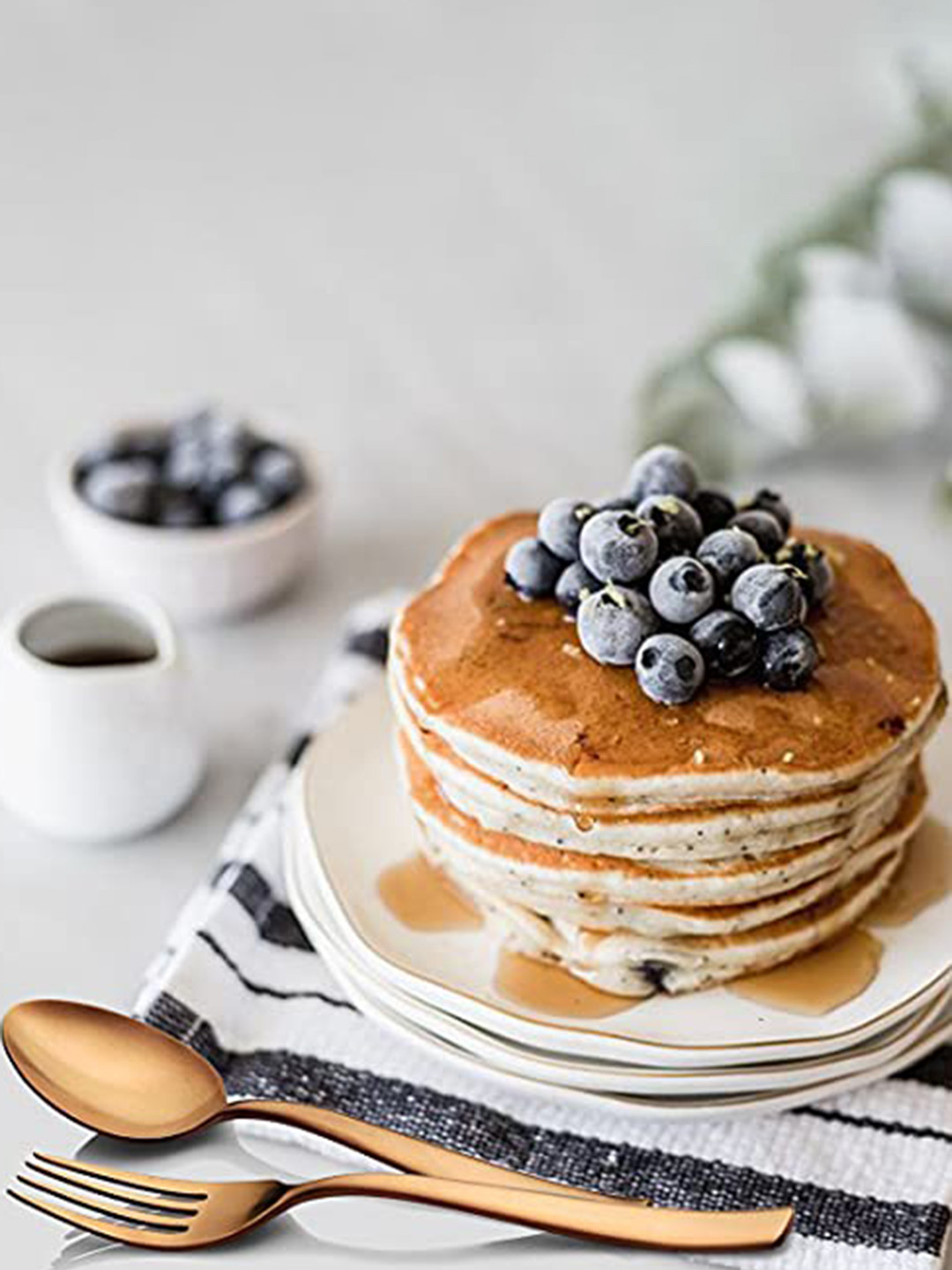 FNS Copper-Toned 24 Pieces Cutlery Set With Box