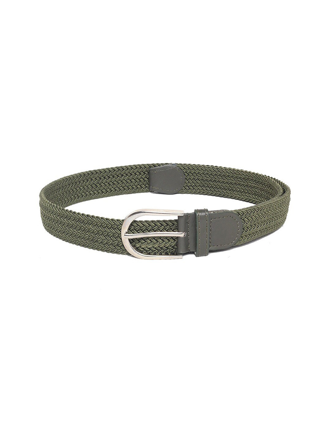 Mast & Harbour Women Braided Reversible Stretchable Tang Belt