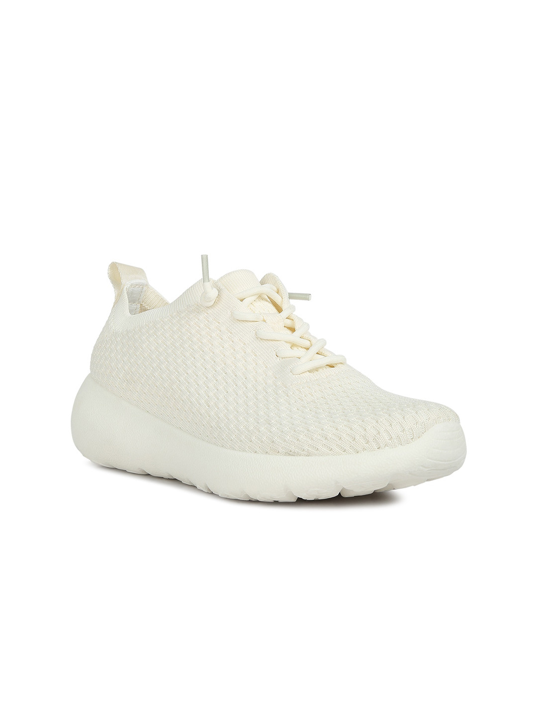 London Rag Women Woven Design Comfort Insole Mesh Basics Sneakers