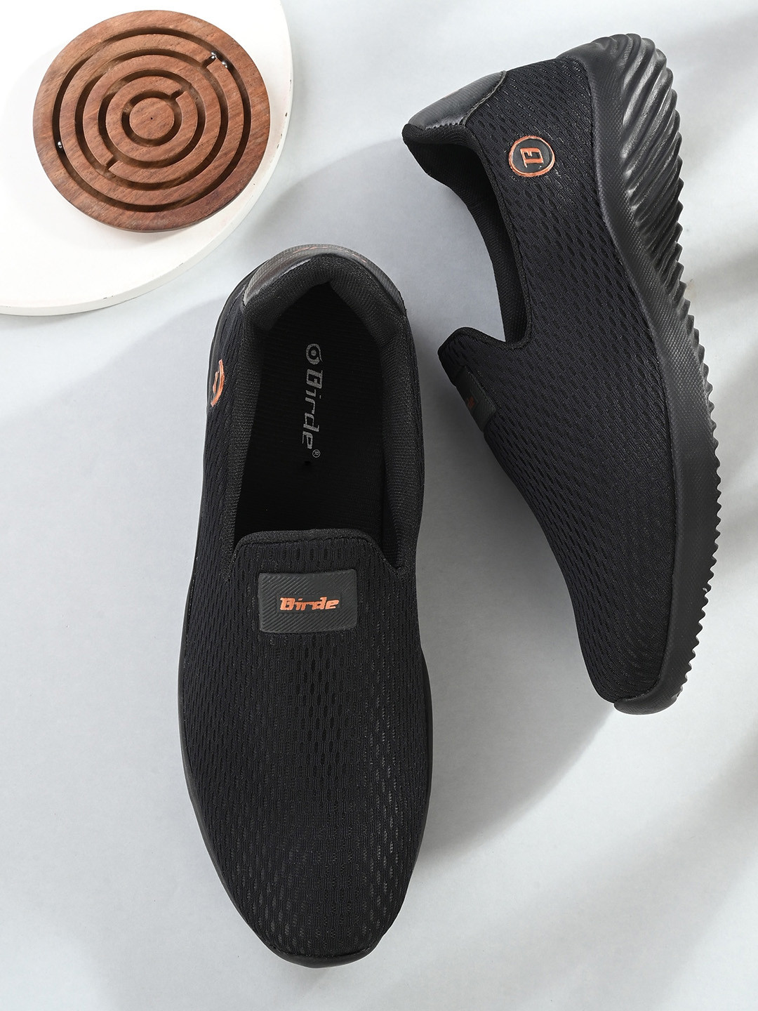BIRDE Men Comfort Insole Mesh Basics Slip-On Sneakers
