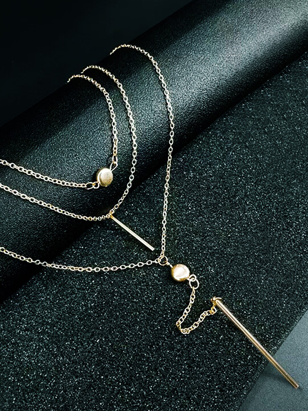 Peora Gold-Plated Layered Chain Necklace