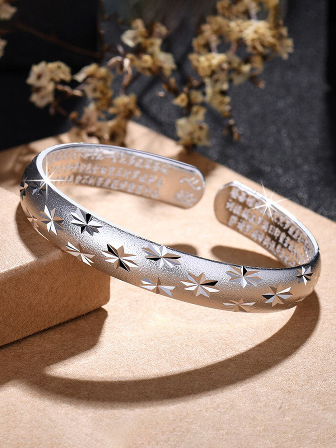 MYKI Silver-Plated Cuff Bracelet
