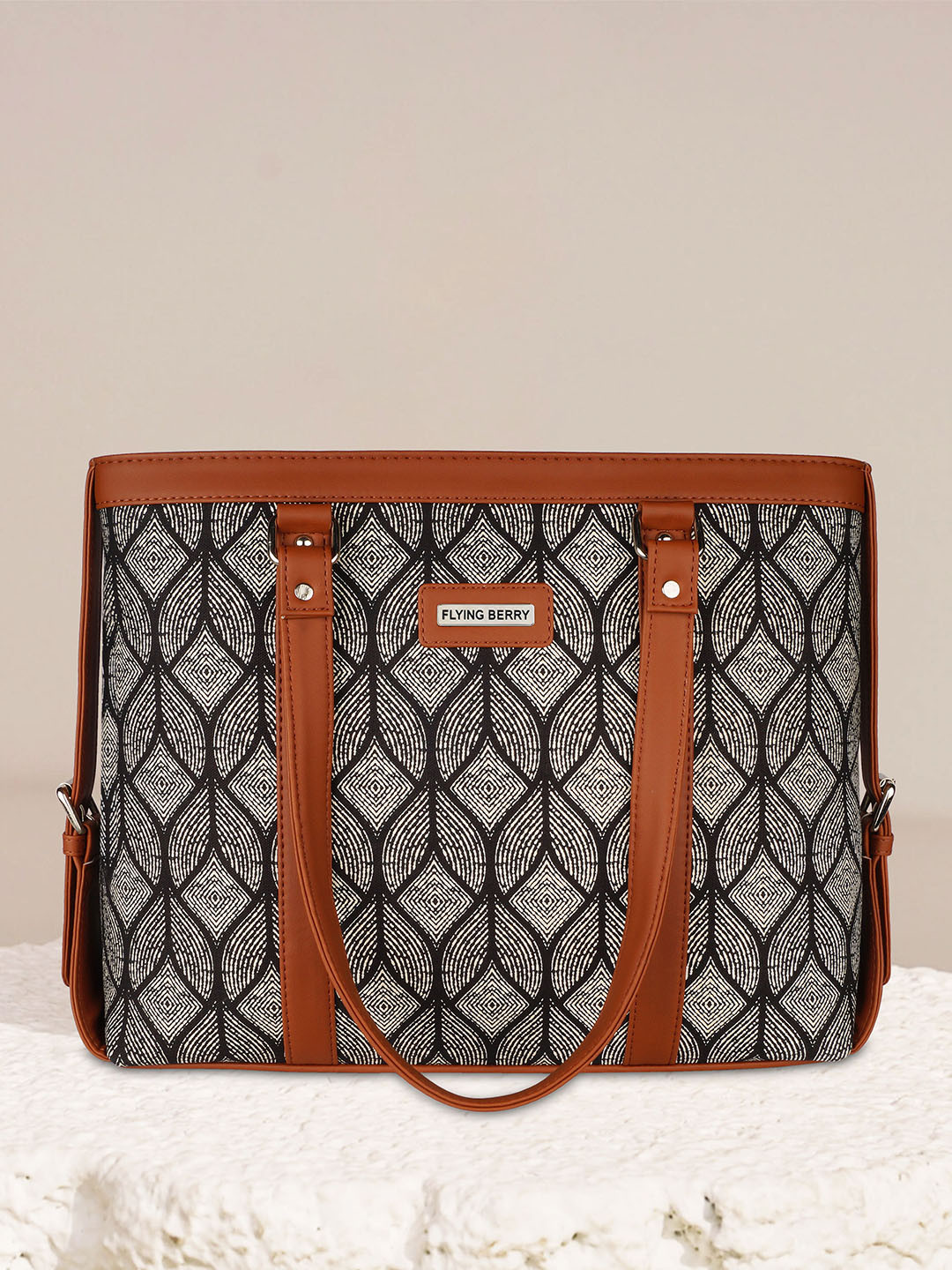 FLYING BERRY Graphic Printed Structured Shoulder Bag