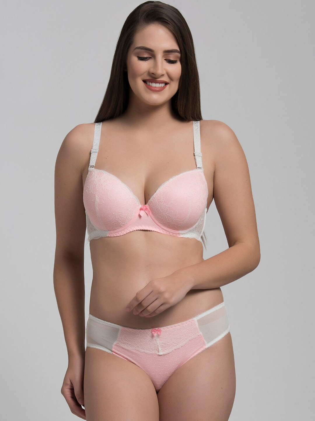 MAKCLAN Self-Design Lace Lingerie Set K13020LI.n