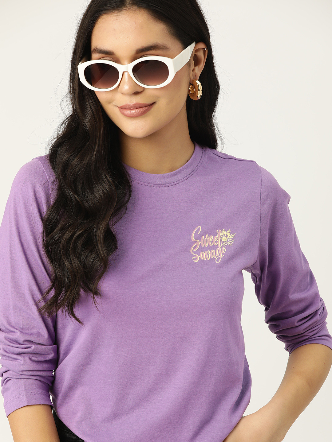 DressBerry Typography Printed Slim Fit T-shirt