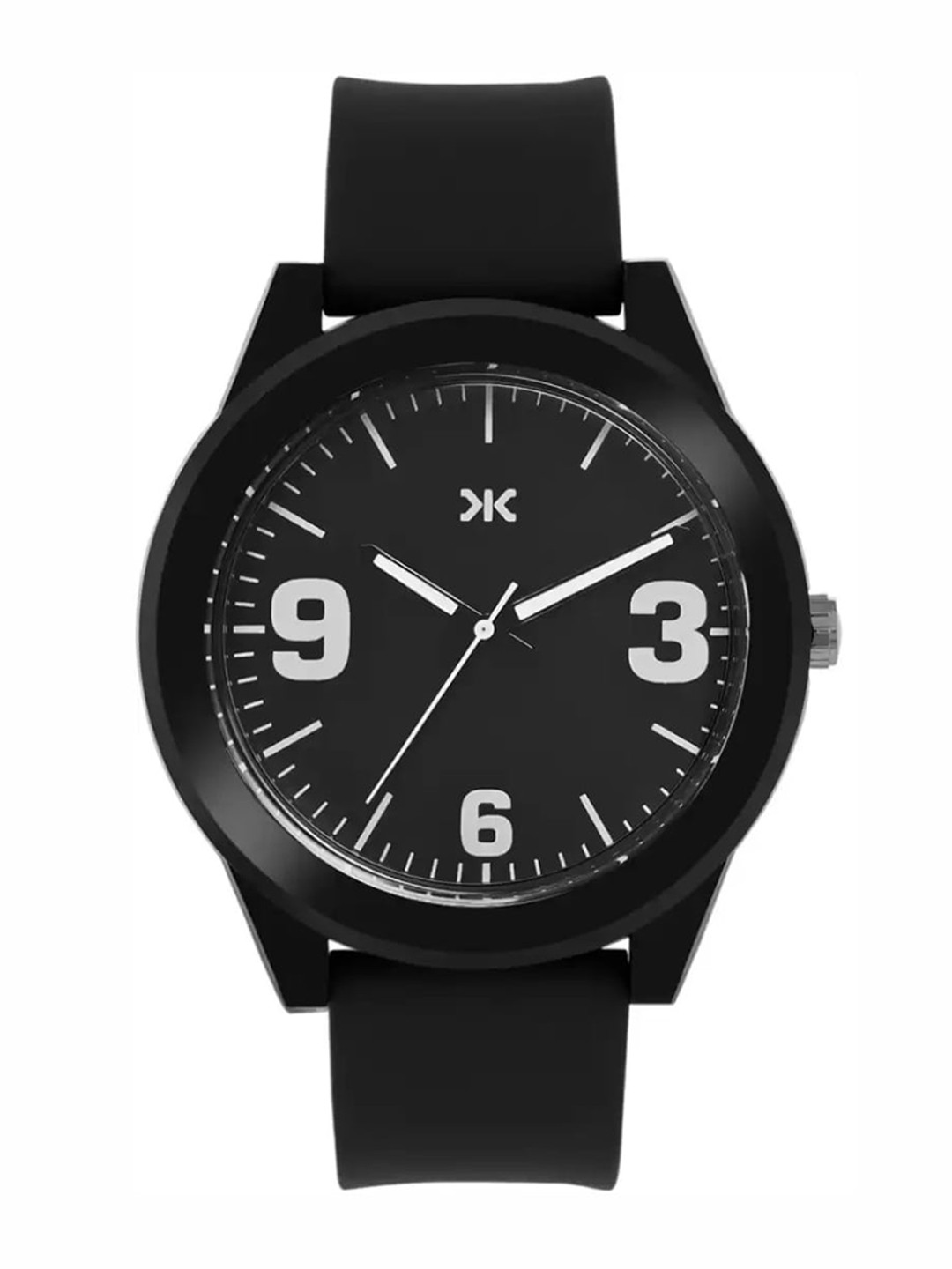 Killer Men Brass Dial Silicon Straps Analogue Watch KLMO26A
