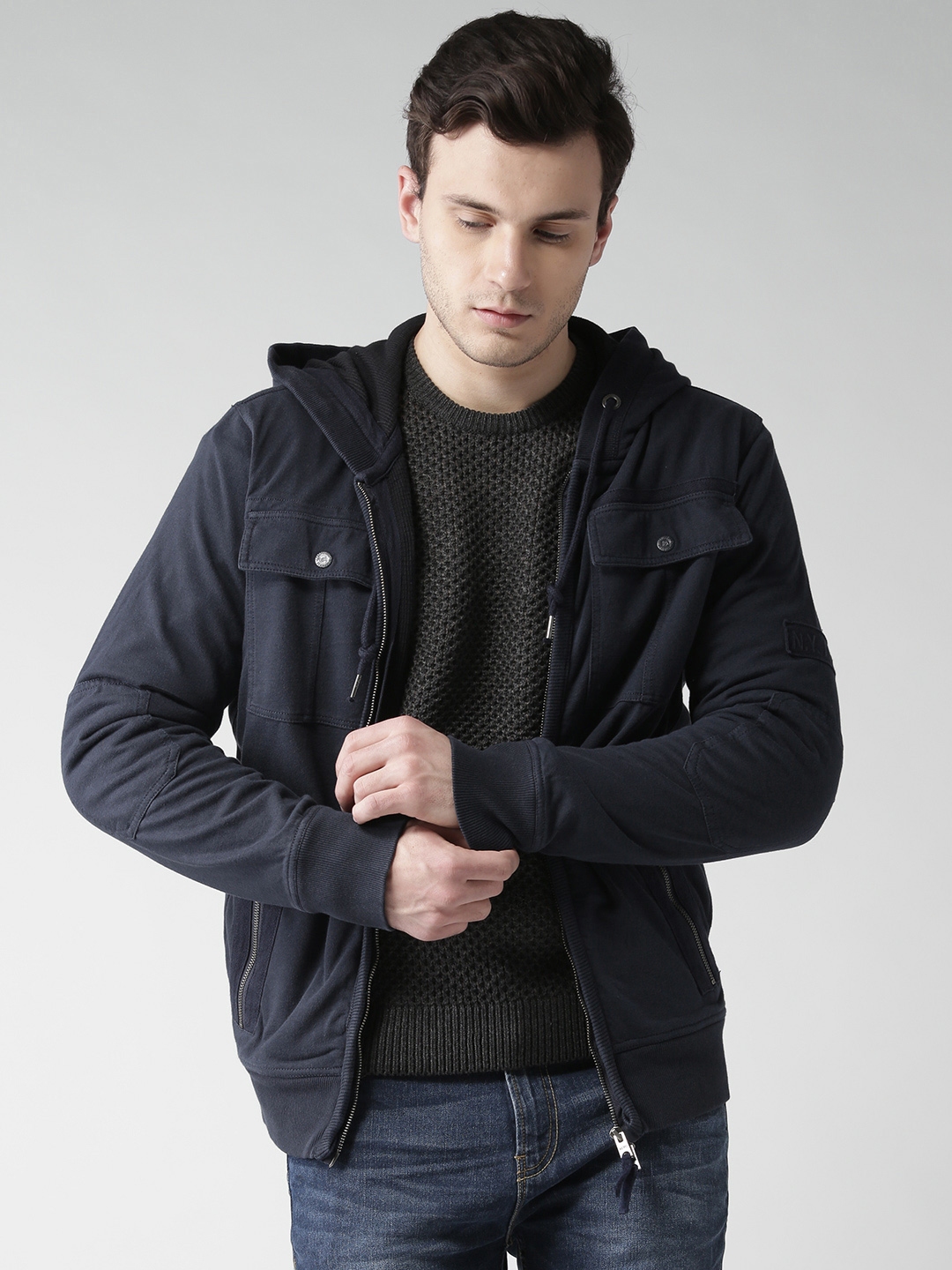 Aeropostale hot sale blue jacket