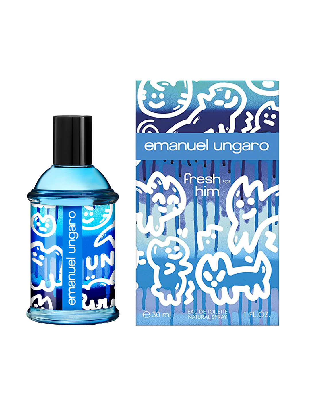 Emanuel Ungaro Men Fresh Long-Lasting Eau De Toilette - 30ml