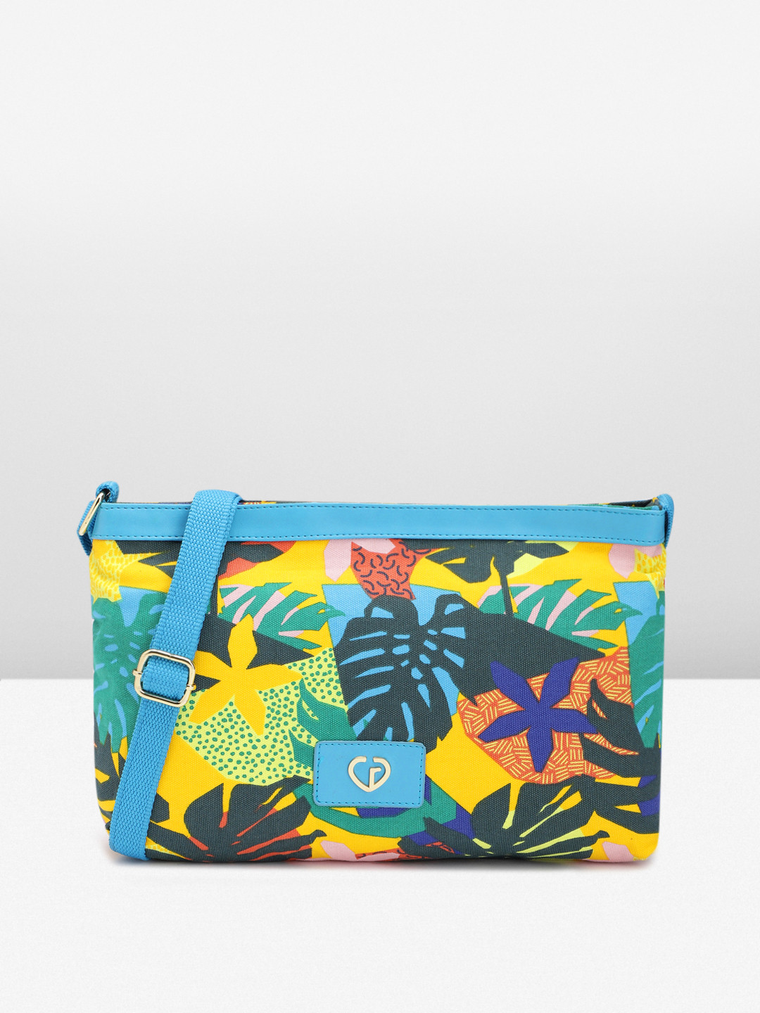 Caprese Octavia Women Ochre Large Sling Bag