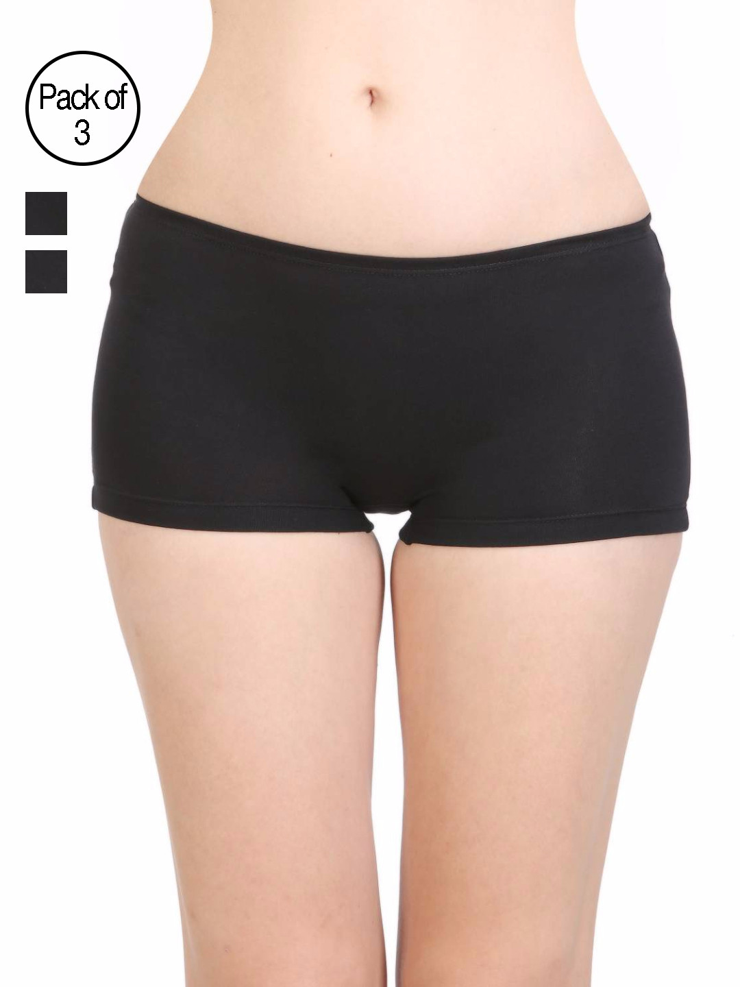 Bodycare Pack of 3 Assorted Women Boyshorts 19B