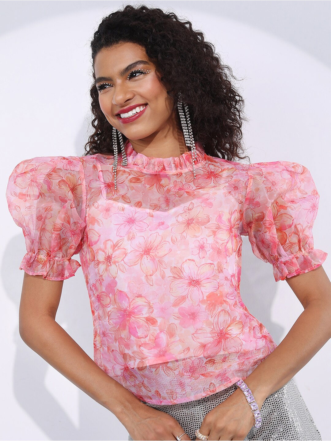 トップス misha&puff STRING HOLYOKE FLORAL MISHA & PUFF Beau Top _ String Holyoke floral - SEN_TO_SENCE