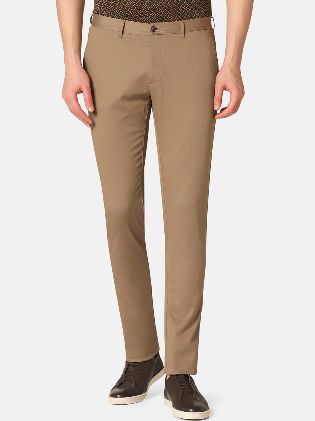 Blackberrys Men B-91 Slim Fit Wrinkle Free Chinos Trousers