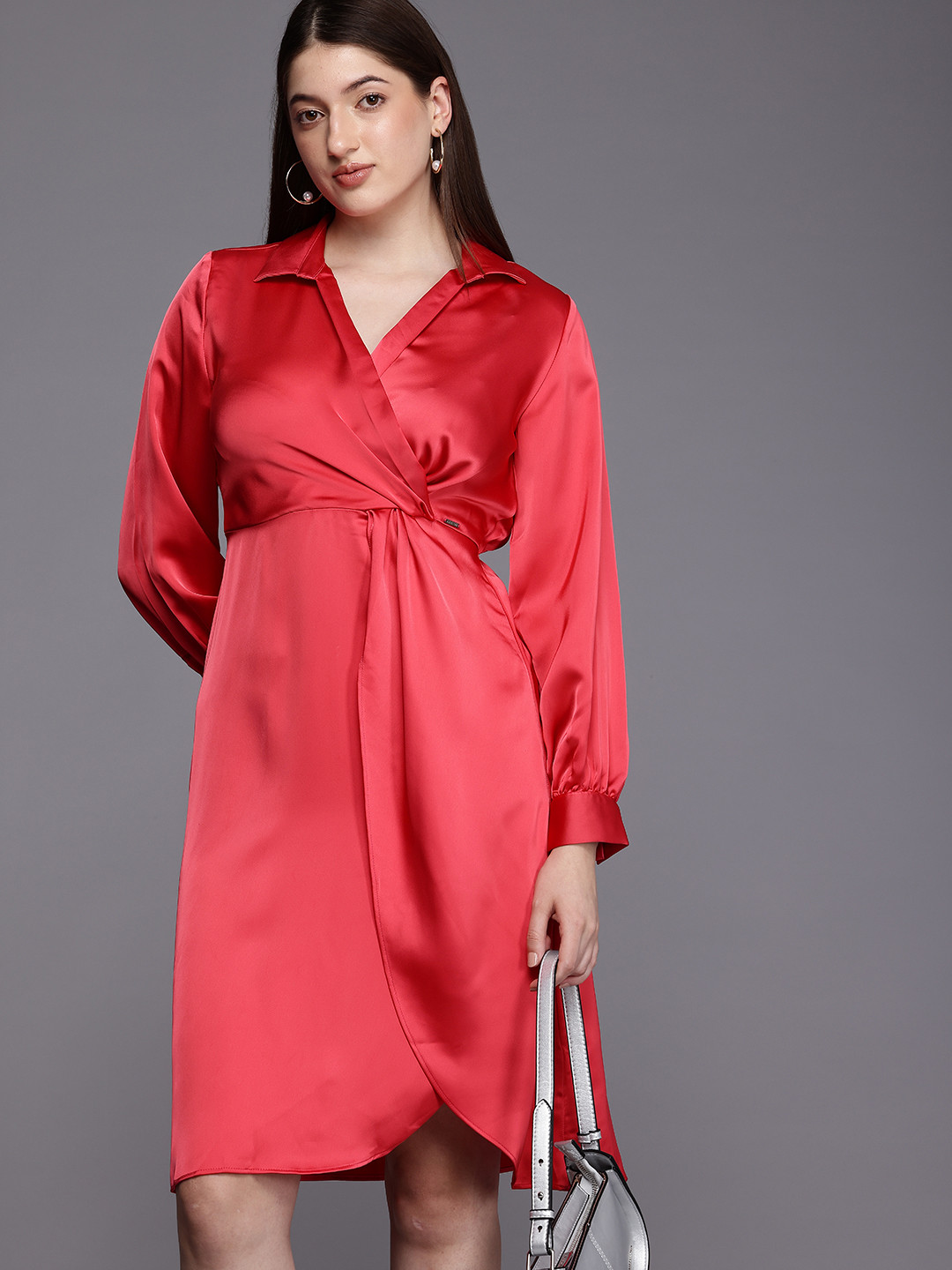 Allen Solly Woman Wrap Dress