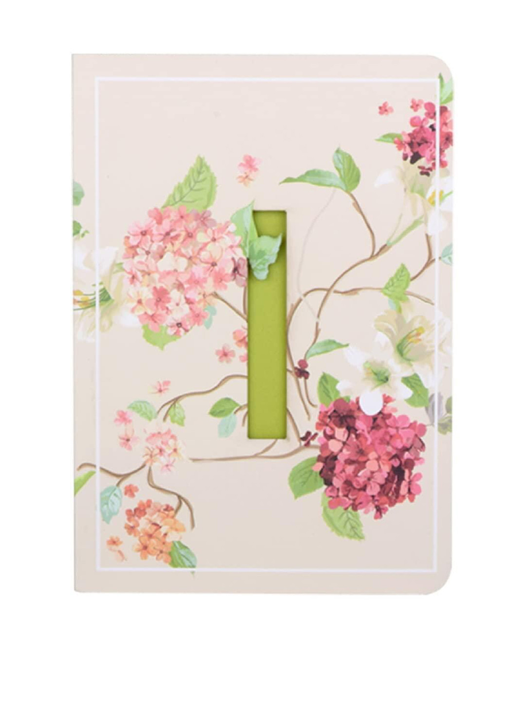 Doodle Initial I Printed NoteBook