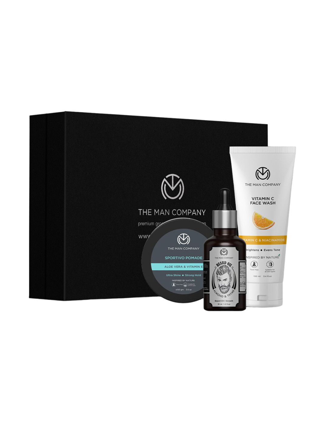 THE MAN COMPANY Set of 3 Essentials in a Go Skin Care Gift Set