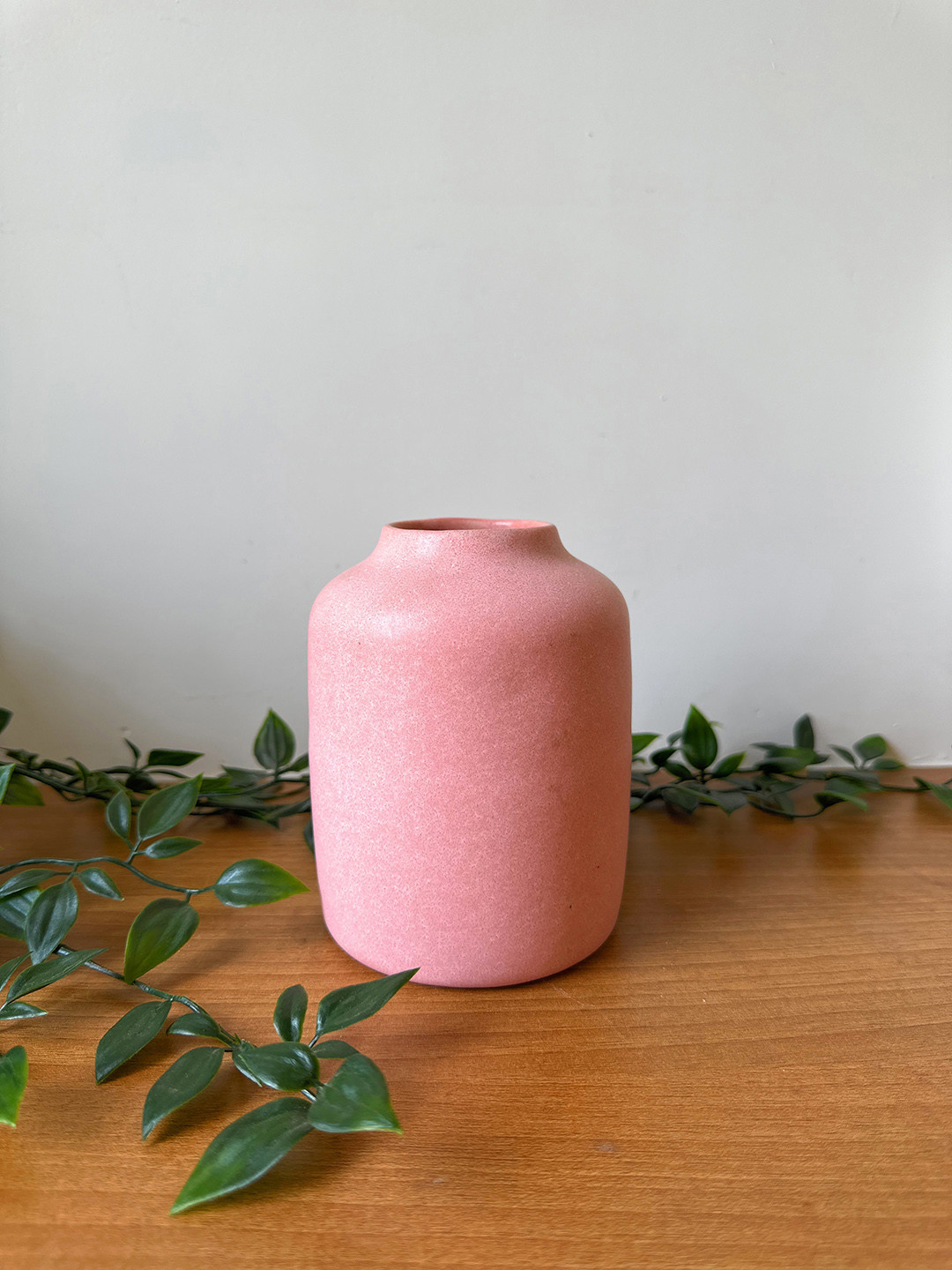 CasaTrunk Pink Ceramic Cylindrical Vase