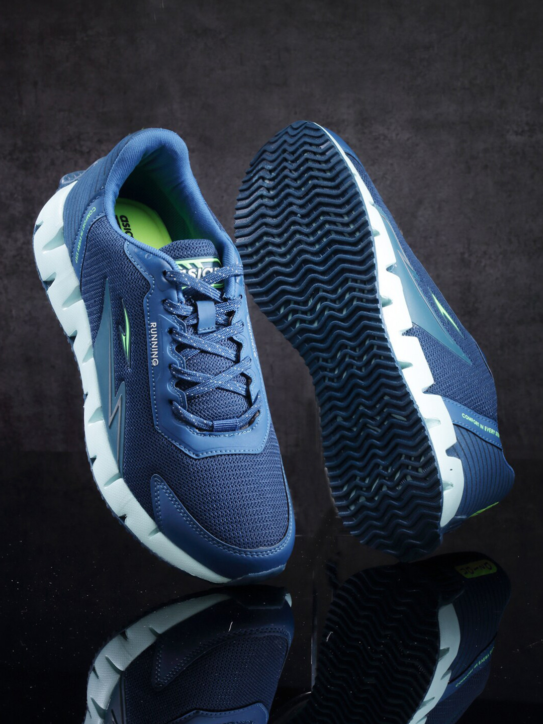 ASIAN Men Zigzag-01Memory Foam Mesh Running Shoes