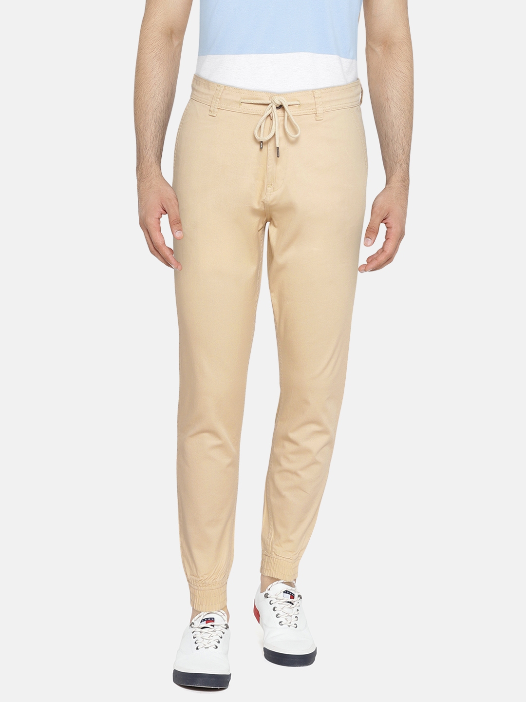 beige joggers mens