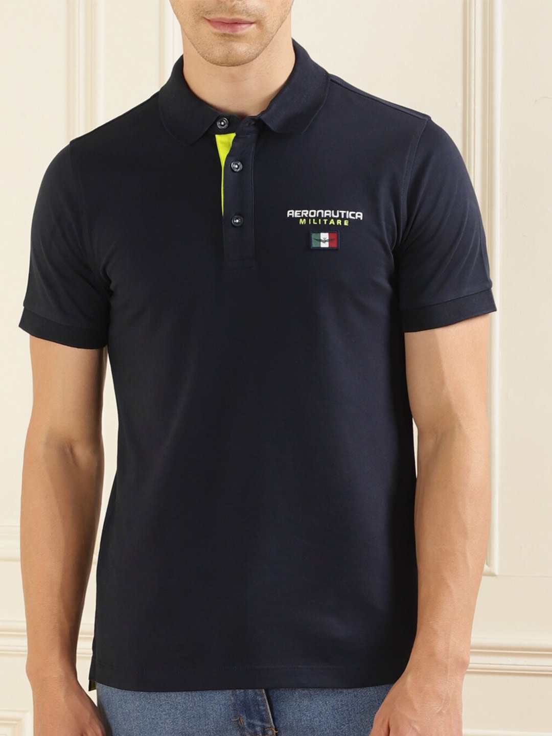 Buy Aeronautica Militare Polo Collar Cotton T Shirt Tshirts for Men