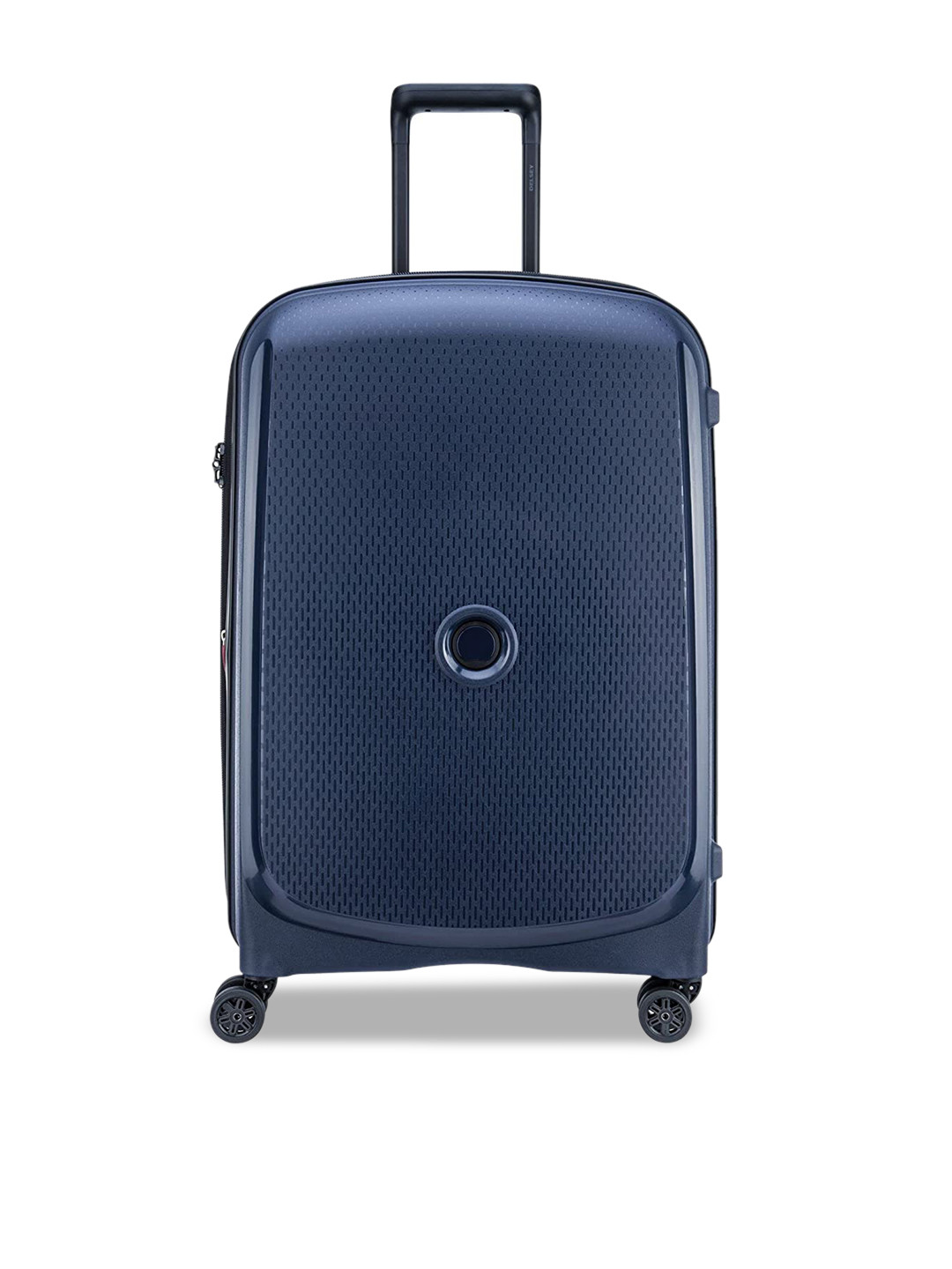 DELSEY PARIS BELMONT PLUS Medium Check-in Expandable Suitcase - Hard-Sided Blue Polypropylene Trolley with TSA Lock