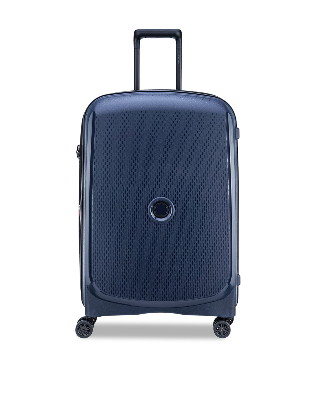 DELSEY PARIS BELMONT PLUS Small Cabin Expandable Suitcase - Hard-Sided Blue Polypropylene Trolley with TSA Lock