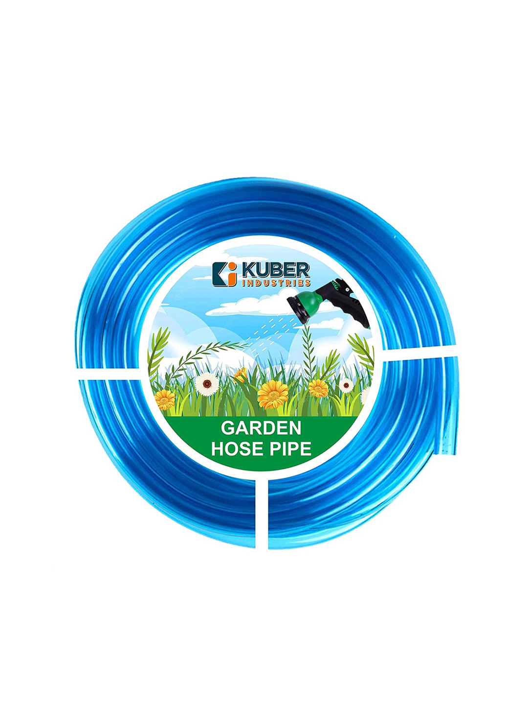 Kuber Industries Blue Multiutility PVC Water Hose Pipe 5 Meters