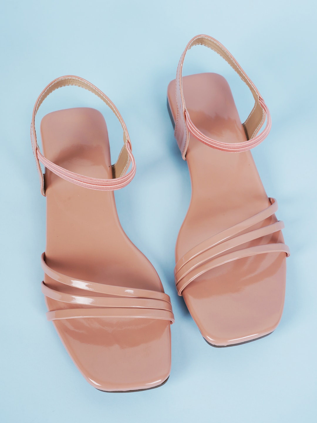 SAPATOS Strappy Open Toe Flats