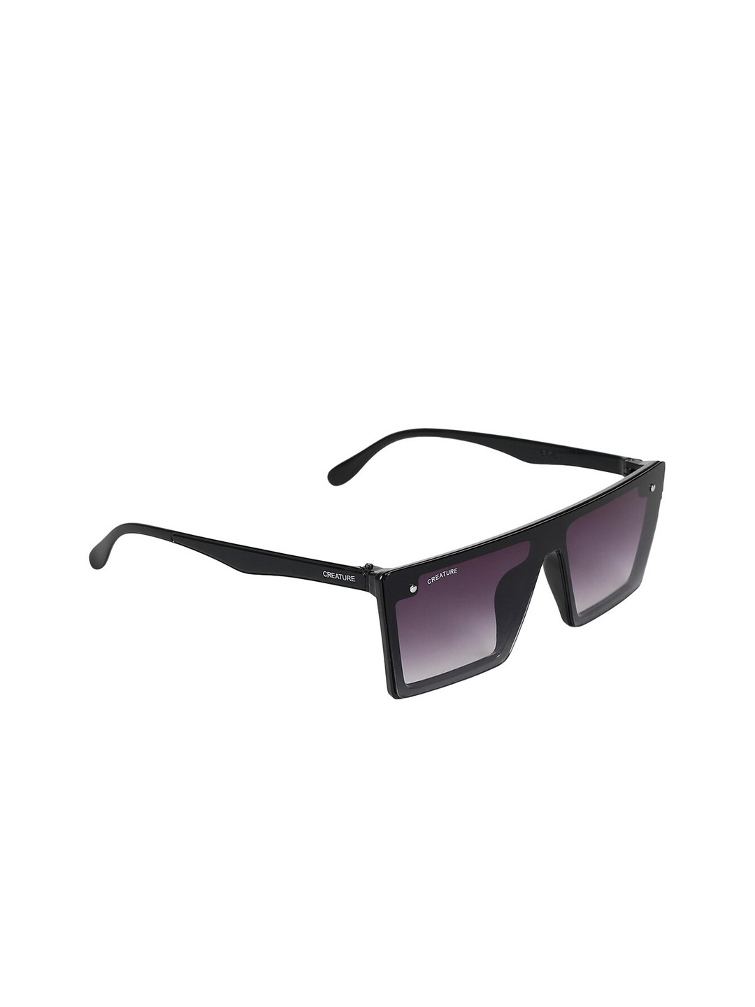 Creature Rectangle Sunglasses with UV Protected Lens SUN-068-BLK