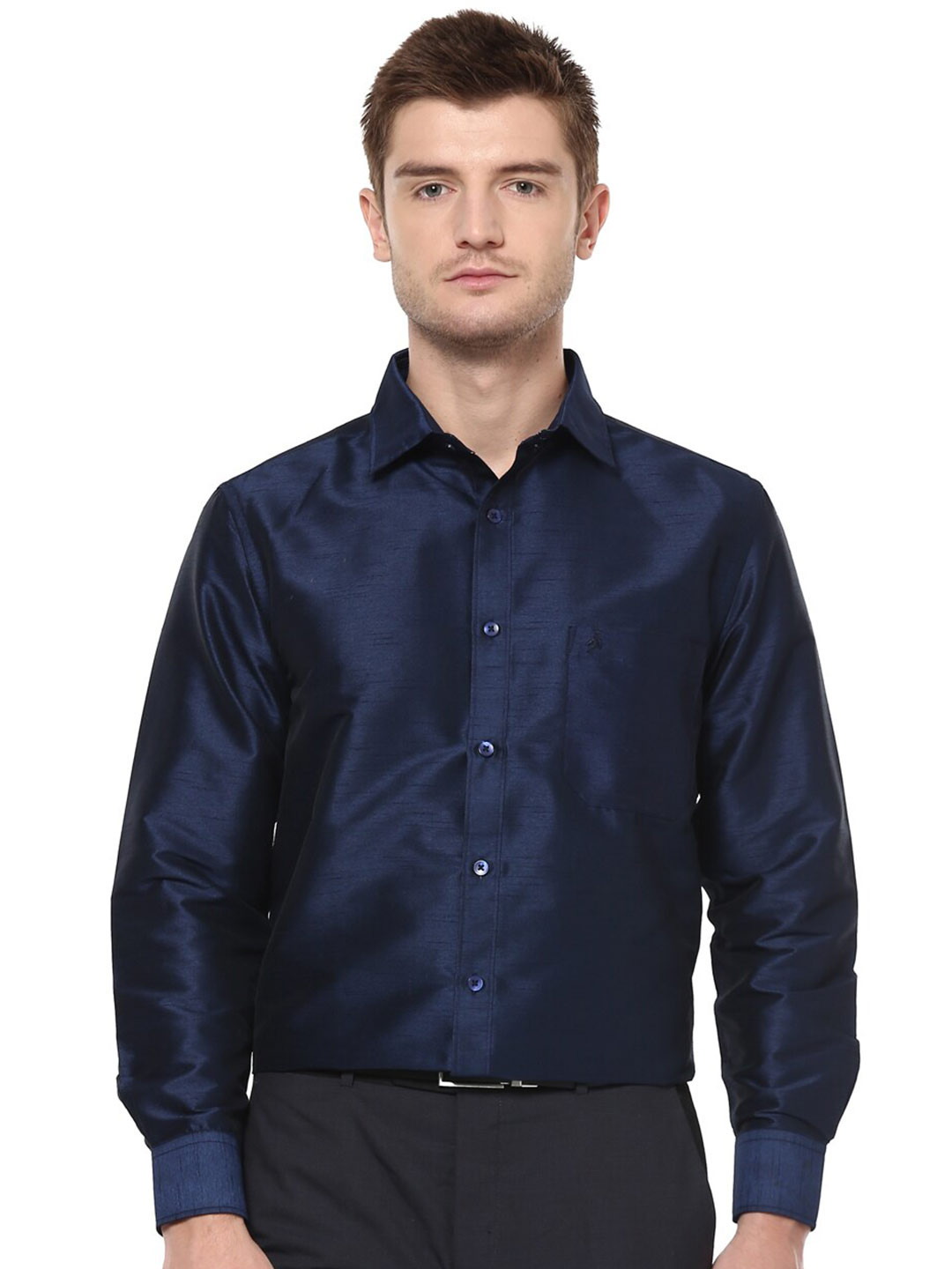 Khoday Williams Classic Spread Collar Casual Shirt