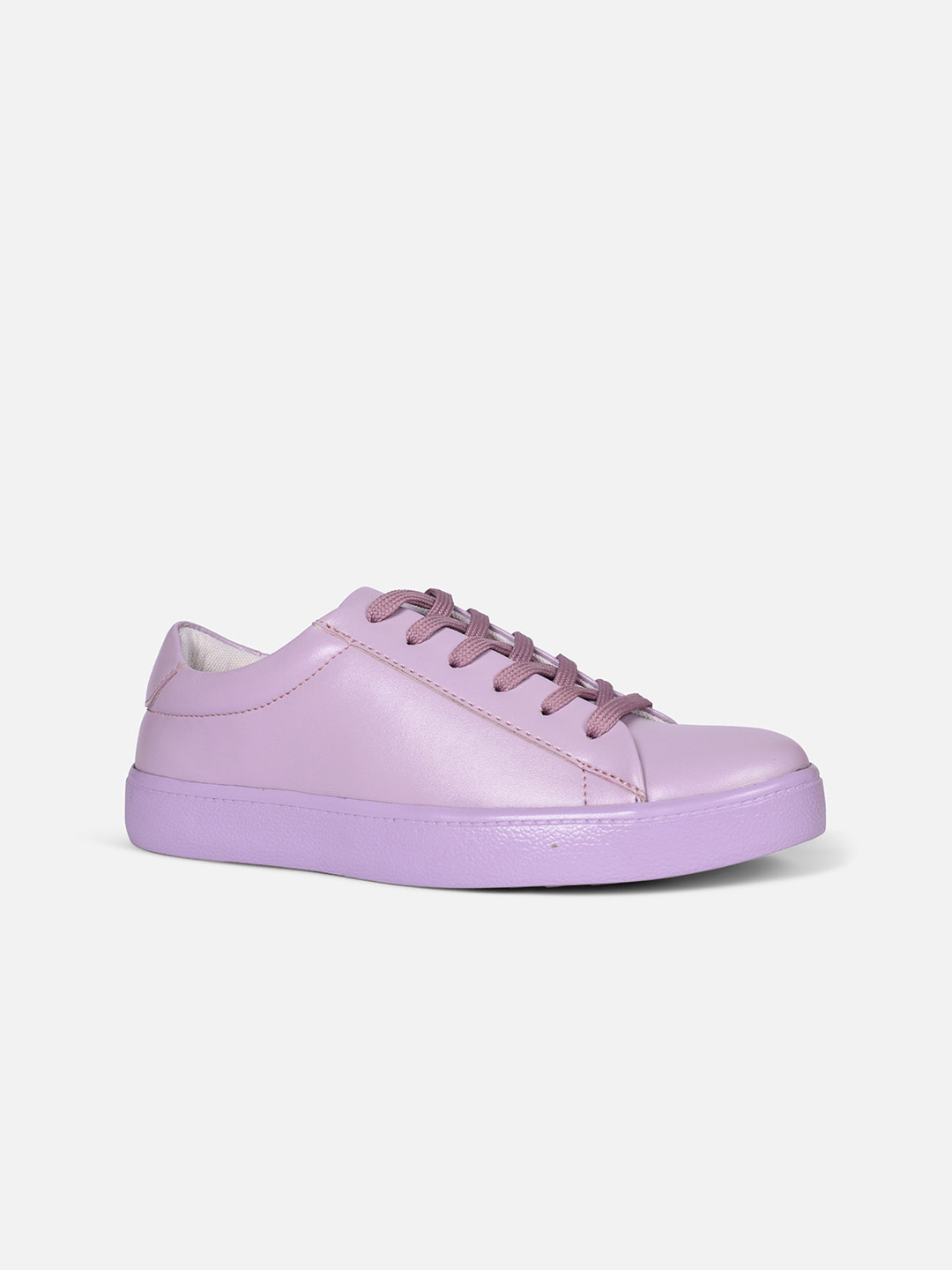 Tokyo Talkies Women Lavender Comfort Insole Basics Sneakers