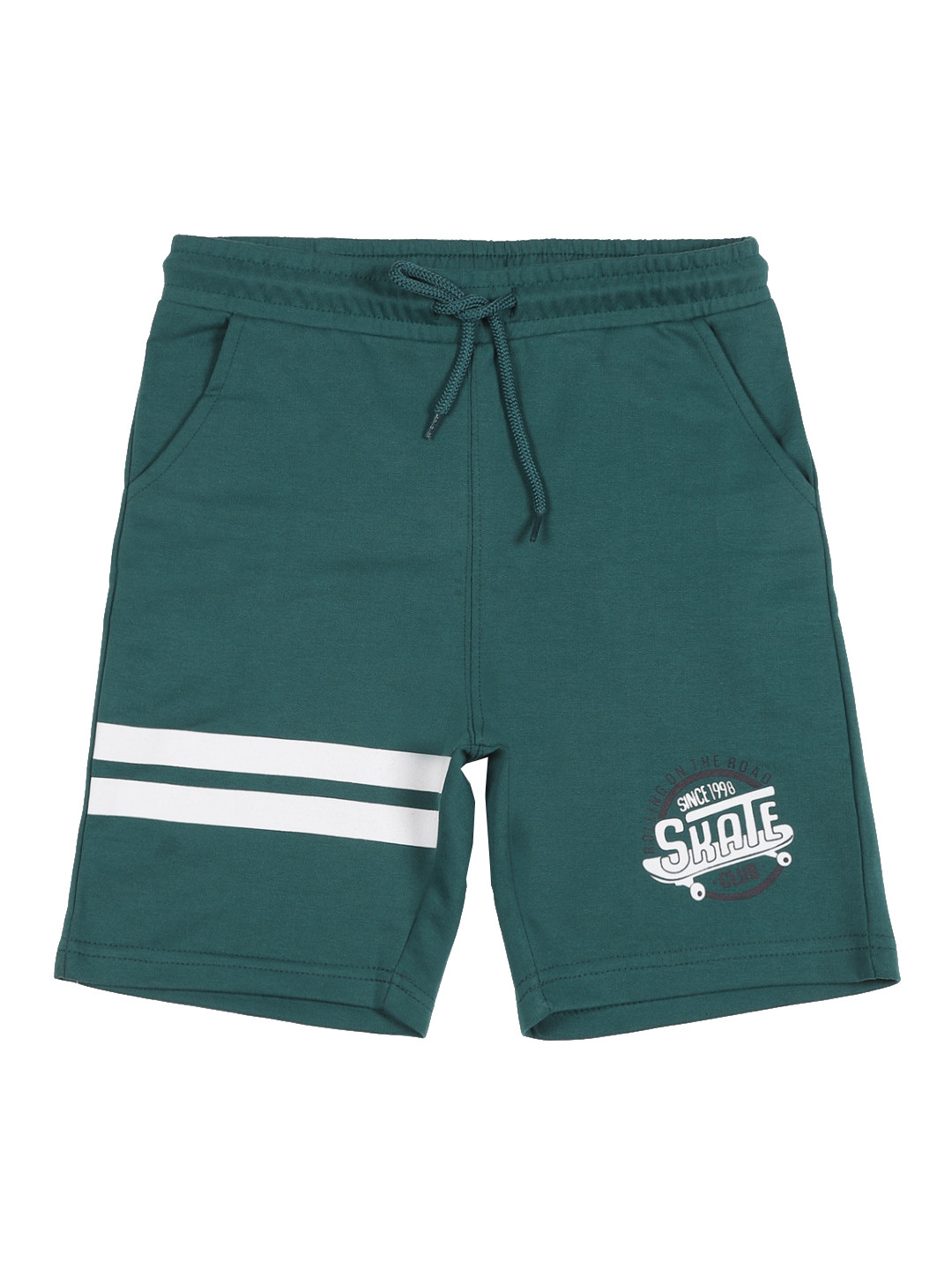 Provogue Boys Striped Mid-Rise Regular Shorts